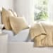Paloma - Queen Hemp Duvet - Ochre