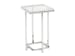 Mirage - Stanwyck Glass Top Accent Table - White