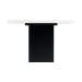 Valentino - Marble Standard Height Dining Table - White