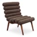 Arlo - Performance Fabric Accent Chair - Deep Brown