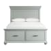 Slater - Queen Platform Storage Bed - Gray