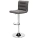 Pollzen - Gray - Tall Uph Swivel Barstool(Set of 2)