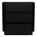 Povera - 3 Drawer Chest - Black