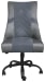 Barolli - Gunmetal - 2 Pc. - Gaming Desk With Usb Charging Port, Swivel Gaming Chair