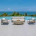 Borneo - Outdoor Sofa - Brown / Oyster White