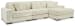 Lindyn - Ivory - 3-Piece Sectional With Raf Corner Chaise