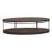 Pulaski Accents - Dark Wood Industrial Cocktail Table - Brown