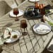 Harbor - Herringbone Indoor-Outdoor Dining Table - Brown