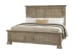 Carlisle - King Corbel Bed With Corbel Footboard - Natural Gray