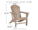 Sundown Treasure - Driftwood - Adirondack Chair