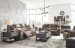 Stoneland - Fossil - 3 Pc. - Reclining Sofa, Loveseat, Rocker Recliner