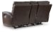 Crossplex - Smoke - Power Recline Loveseat / Console / Adjustable Headrest