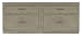 Linville Falls - 72" Credenza With Two Lateral Files - Gray