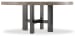Curata - 72" Round Dining Table - Dark Gray