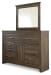 Juararo - Dresser, Mirror - Dark Brown