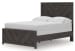 Prendonea - Charcoal - Full Panel Bed
