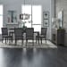 Tanners Creek - 7 Piece Rectangular Table Set (Upholstered Chair Backs) - Dark Gray