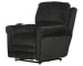 Warner - Power Headrest With Lumbar Power Lay Flat Recliner - Slate