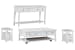 Heron Cove - Rectangular Cocktail Table With 2 Chairside End Tables And Sofa Table - Chalk White