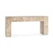 Anders - Teak Wood 70" Console Table - Cream Wash