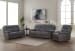 Henderson - Recliner- With Power Headrest, Power Lumbar - Bluegray