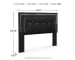 Kaydell - Black - Queen UPH Panel Headboard