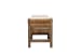 Georgia - Backless Bench - Light Brown / Beige