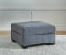 Marleton - Denim - Oversized Accent Ottoman