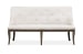 Roxbury Manor - Bench With Upholstered Seat and Back - Homestead Brown