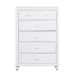 Cottage View - 5 Drawer Chest - White