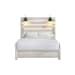 Fort Worth - Queen Bed With Lights & USB - White