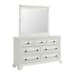 Bridgestone - King Panel 5 Piece Bedroom Set - Antique White