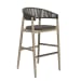 Dermott - Outdoor Bar Stool - Brown / Dark Gray