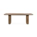 Vander - Oak Wood 84" Dining Table - Tawny Brown