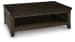 Monterey Point - Rectangular Cocktail Table - Dark Brown
