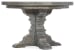 Beaumont Round Dining Table with 48in Wood Top w/2-12in leaves
