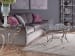 Signature Designs - Colette Oval Cocktail Table - Pearl Silver