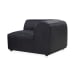 Form - Leather Corner Chair - Vantage Black