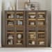 South Bend - 2 Piece Bunching Cabinet Set - Brown