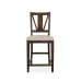 Westley Falls - Counter Chair With Upholstered Seat (Set of 2) - Graphite