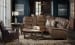 MS - Julian Six-Piece Power Reclining Sectional - Dark Brown