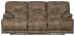 Voyager - Lay Flat Reclining Sofa - Brandy - Fabric