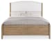 Vineyard Row - Queen Upholstered Bed - Beige