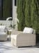 Sand Dune - Lounge Chair - Beige / White