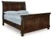 Porter - Rustic Brown - Queen Sleigh Bed