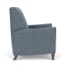 Digby - Fabric High-Leg Recliner - Blue