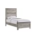 Millers Cove - Twin 4 Piece Bedroom Set - Distressed Gray