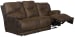 Voyager - Fabric Lay Flat Reclining Sofa - Elk