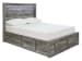 Baystorm - Gray - Full Panel Bed With 6 Storage Drawers