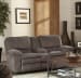 Reyes - Lay Flat Reclining Console Loveseat With Storage & Cupholders - Graphite